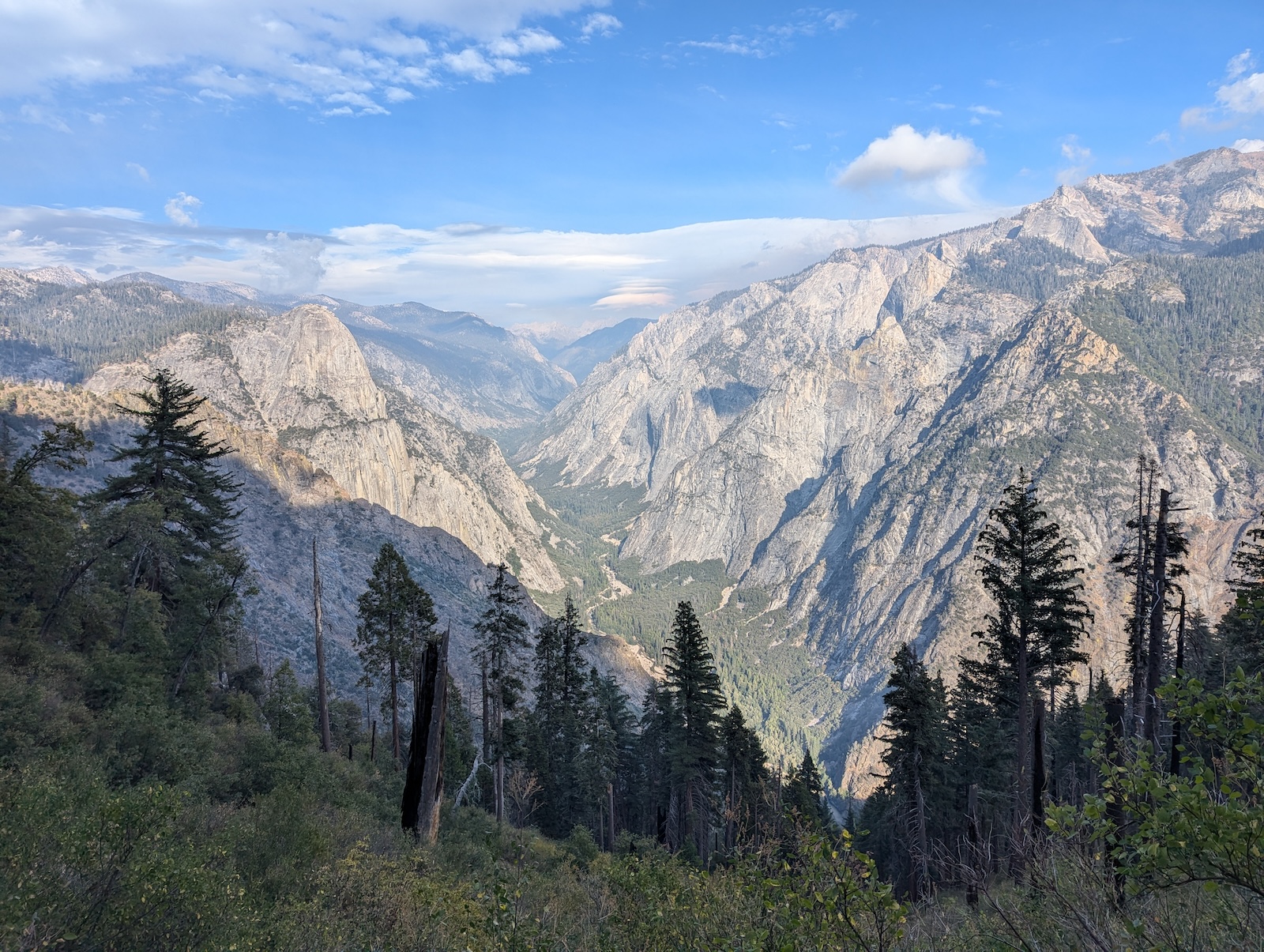 View of Tehipite Valley from the precipice